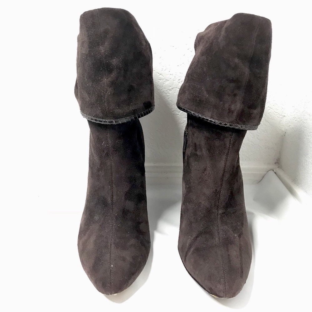 Via Spiga Suede Boots Booties Brown - Picture 4 of 8